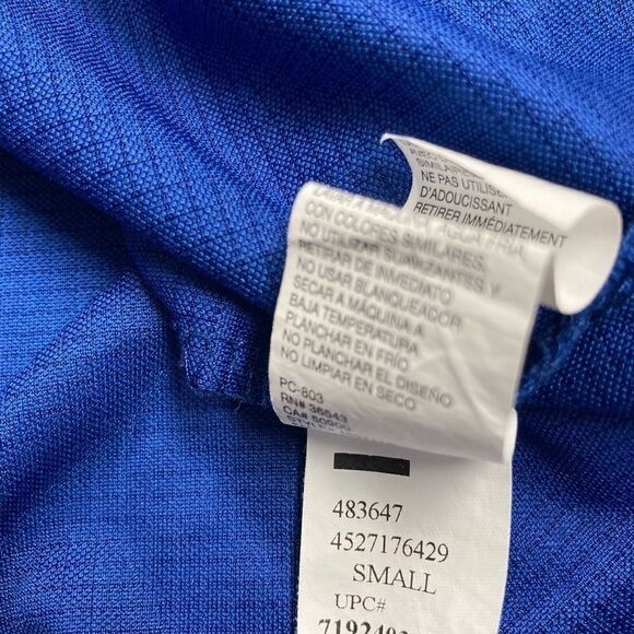 IZOD,Blue Men’s Golf Shirt,Sz Small, Short Sleeves - Picture 6 of 13